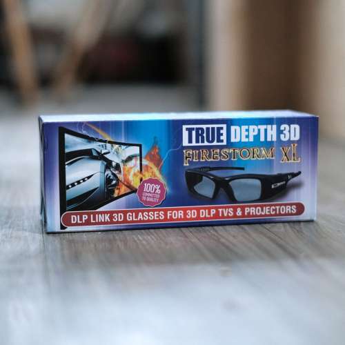 True Depth 3D® Firestorm XL DLP-LINK 3D Glasses 眼鏡 4副