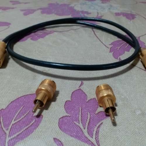 WONDER LINK - digital J 舊板 cable，約1米長，used.