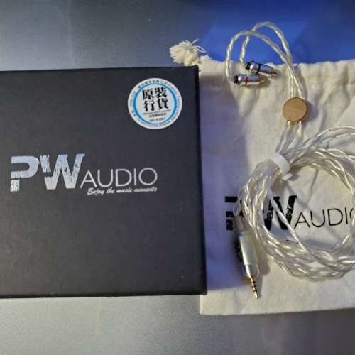 pw audio silver plated copper mmcx 2.5mm 升級線
