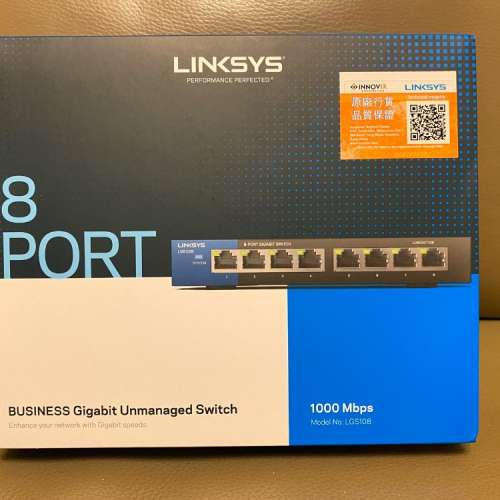 Linksys LGS108-AP 8port Unmanaged GIGA Switch