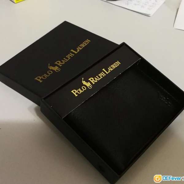 Polo Ralph Lauren leather wallet for men Black color