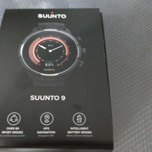 全新Suunto 9 Baro titanium 版 黑色原封24個月保養