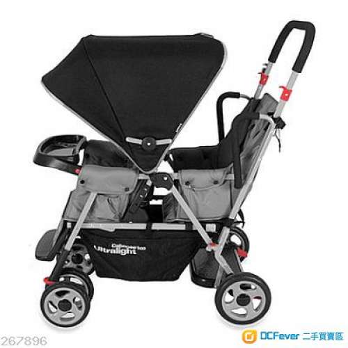 Joovy Caboose Twins Stroller 嬰兒車 BB車 (Black)