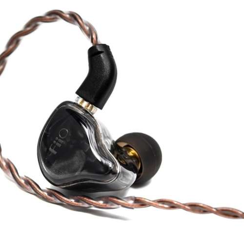 最新推出 黑色 Fiio FH1s 一圈一鐵雙單元0.78mmCM頭可換線入耳式耳機