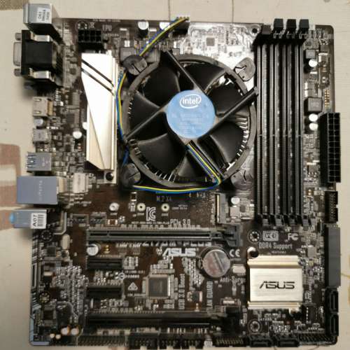 Intel i3 6100 + Asus Z170M-Plus