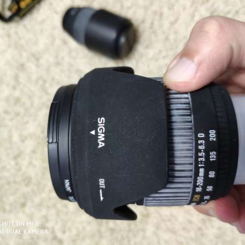 80%新new Sigma 18-200mm F3.5-6.3 DC 鏡頭Nikon用