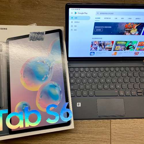 Samsung Galaxy Tab S6 wifi 128gb 連 keyboard