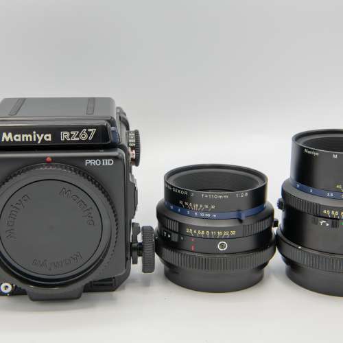 Mamiya RZ67 Pro IID + Sekor Z110mm F2.8 + 180mm F4.5 L SB
