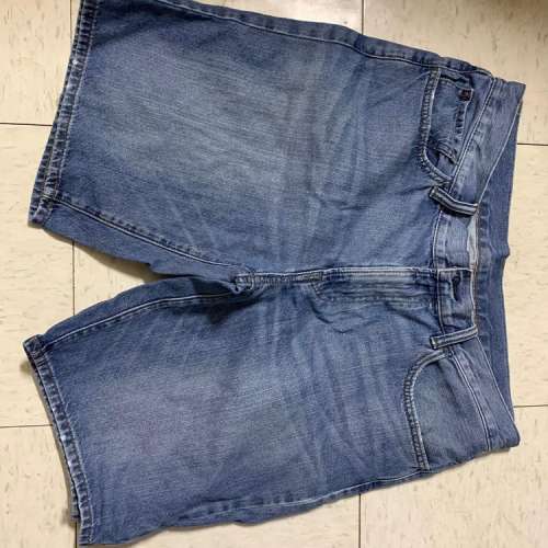 (二手) Uniqlo 牛仔短褲 Size M 76-84cm