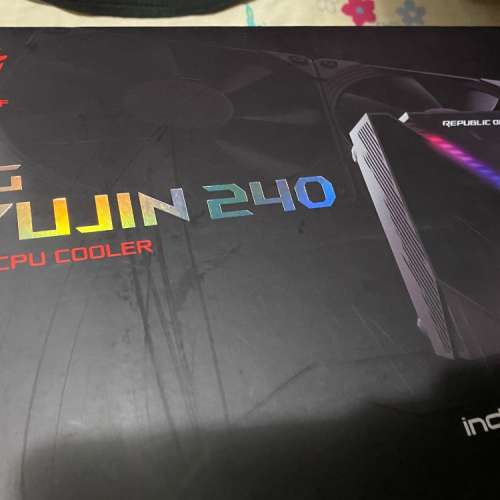 ASUS ROG RYUJIN 240 Liquid CPU Cooler（有盒齊配件，香港行貨 漢科保到2022-1月）