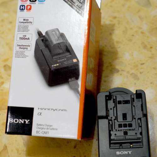 SONY BC-QM1  原廠 相機及配件 電池 充電器 兼容 V/H/P/W/M 系列電池 快速充電模式...