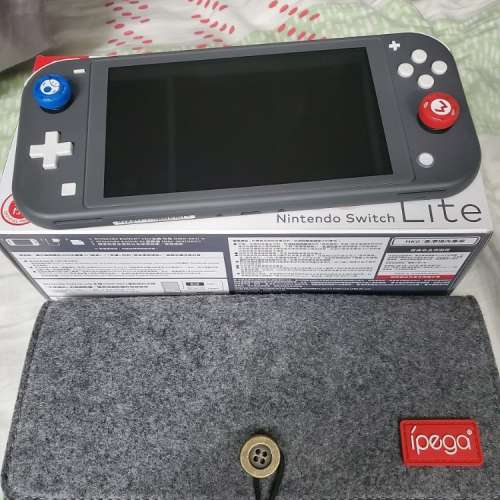 Switch Lite 灰色 行貨 有單有盒全套連1 GAME $1200