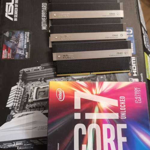 i7 6700k，Asus Z170-A  DDR4-3000 16gb