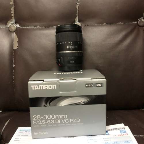 全套有盒 行貨超長保用 極新 Tamron 28-300 VC PZD Canon
