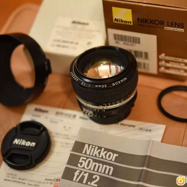 全新一樣Nikkor 50 f/1.2 Ais啱Nikon/Canon/Sony/Leica/Fujifilm/Pentax/Olympus