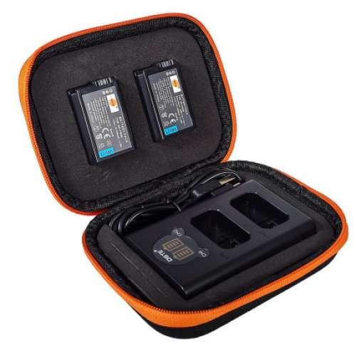DSTE NP-FW 50 2 Batteries With LCD Display USB Dual Charger (2電及顯電量叉電機...
