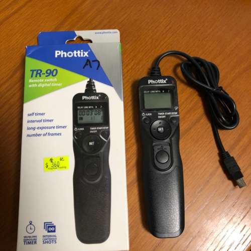 Phottix TR-90 S8 全面的計時遙控器 for Sony (9成9新)