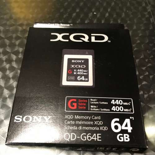 SONY XQD 64gb 記憶卡