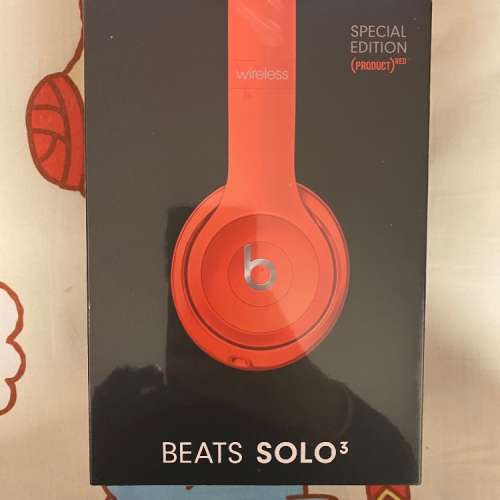 全新Beats Solo3 Wireless 紅色 香港行貨有單有保養