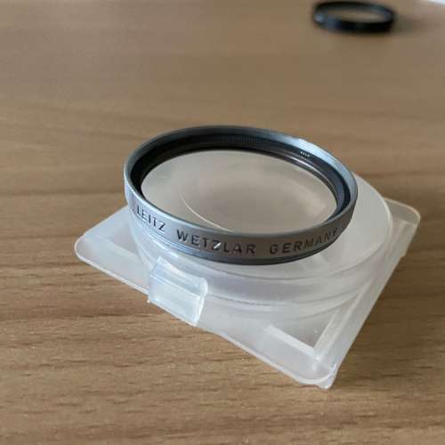 Leica E39 UVa filter silver