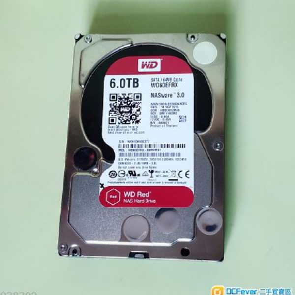 WD RED NAS 6TB 3.5吋 硬碟