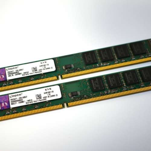 ★Kingston Ram 桌面電腦記憶體 DDR-3 1600MHz 16 GB (8GBx 2) KVR16N11/8★