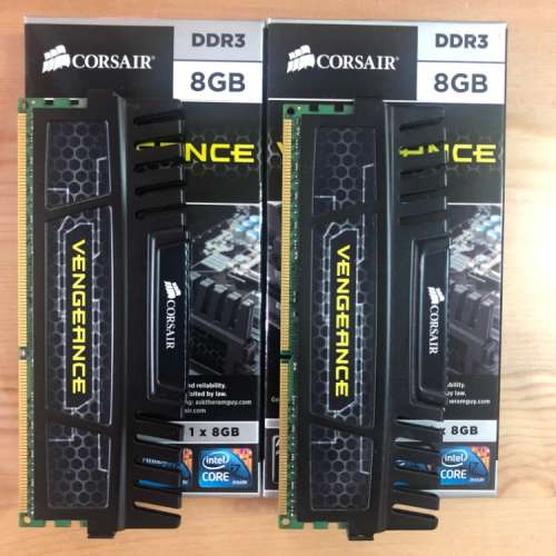 Corsair Vengeance DDR3 8GB 1600mhz x 2