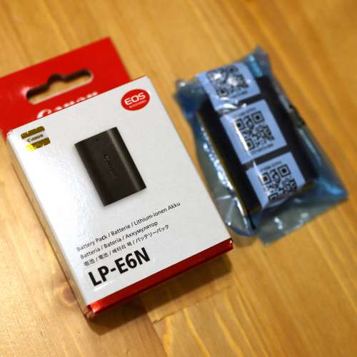 Canon 原廠 LP-E6N 電池 (未用過)