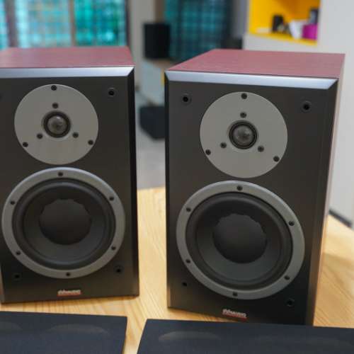 Dynaudio DM2/7 Bookshelf Speakers書架喇叭一對 Rosewood紅木色 (港行全套，有盒有...