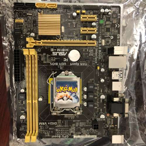 有問題 ASUS H81M-E H81 DDR3 USB3 LGA1150 MATX MB