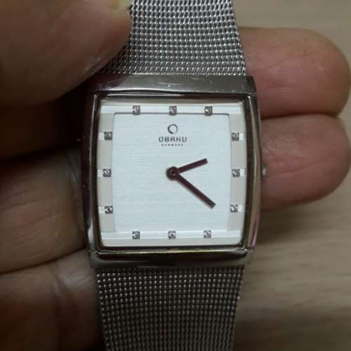 極新 OBAKU 两針 方拱玻璃面 手錶,只售HK$200(不議價)