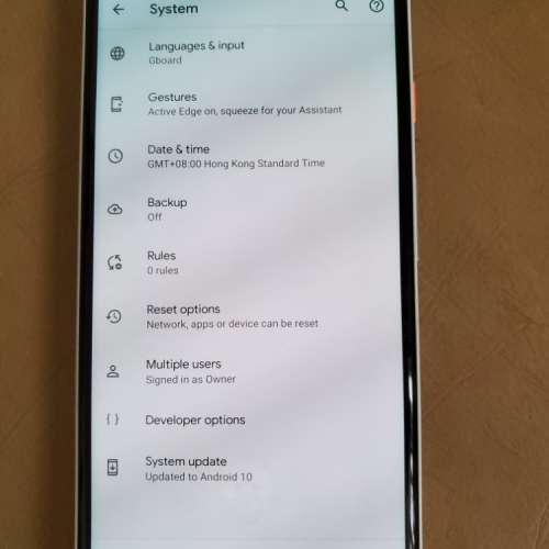 ❂.❂ 二手 Pixel 2 XL (黑白色) 4GB/64GB 電話 (有 defect) ❂.❂