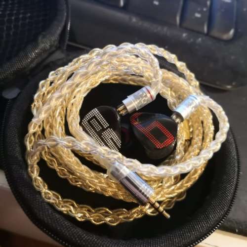 求敗 6N極純銀鍍4N純金 耳機線 升級線 64audio QDC Shure fender campfire westone...