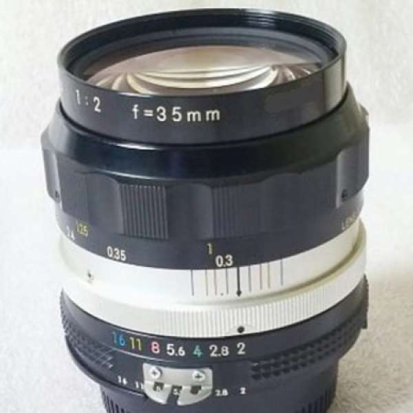Nikon 35mm f/2 o.c 手動對焦 日本制造 真正第一代玻璃鏡