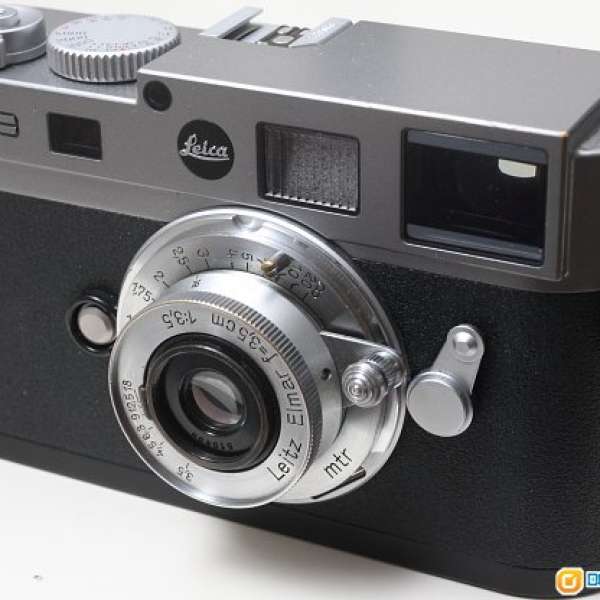 Leica Wetzlar Elmar 3.5cm f/3.5 (L39)產自1939年9成新，具準確Coupling，A7 M系機...