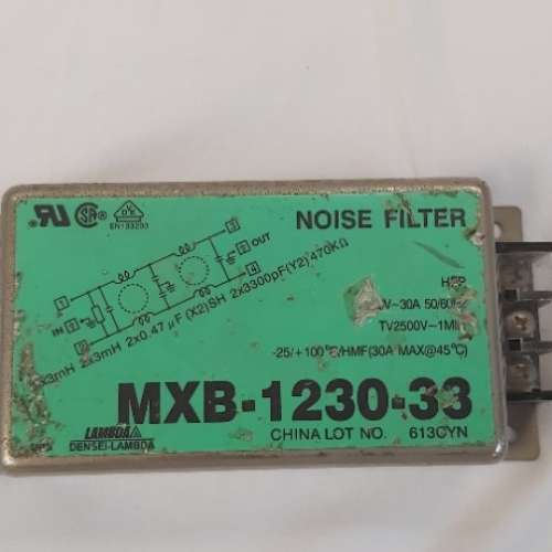 Lambda Noise Filter, 電源濾波器, 30A
