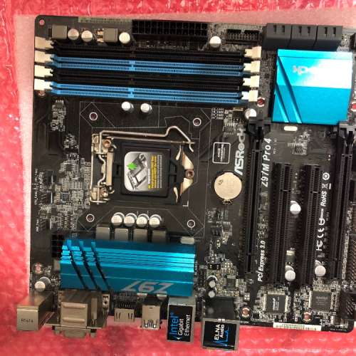 二手 ASROCK Z97M-PRO4 Z97 DDR3 USB3 LGA1150 MATX MB