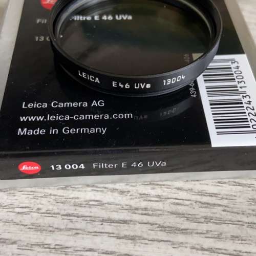 Leica E46 UV filter 13004