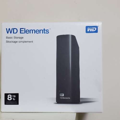 全新 Western Digital WD Elements Desktop 8TB (USB 3.0) 外置硬盤 external HDD ...