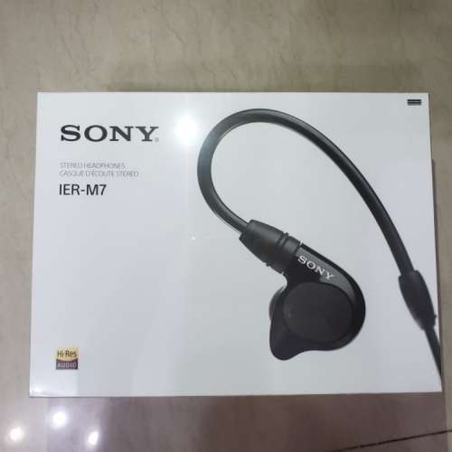 冇保, 全新 未開封 Sony IER-M7 入耳式監聽耳機