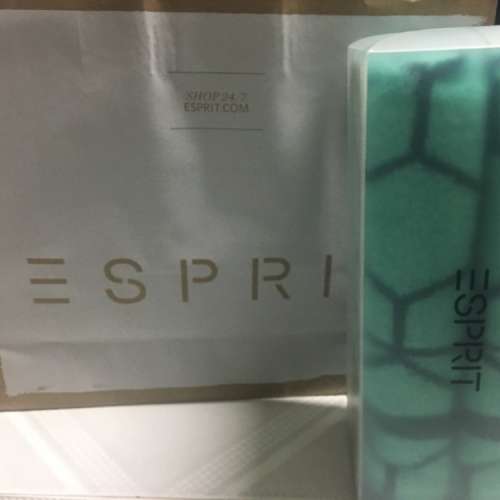 Esprit綠毛巾三件裝禮盒
