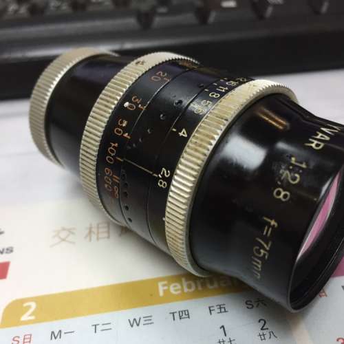 Kern YVAR 75mm f2.8 電影鏡 可改 Sony A7 或 Leica