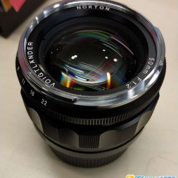 95%新 Voigtlander Nokton 50mm f/1.2 Aspherical VM Leica 連Sony接環A7 A9