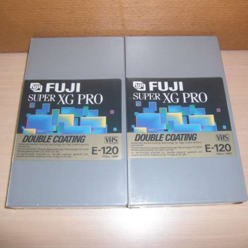 ★★★  絕版 《 FUJI 》SUPER XG PRO VHS Video Cassette 錄影帶 Made In Japan  ...