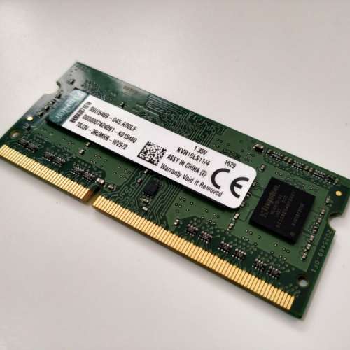 Kingston RAM DDR3 DDR3L 4GB SO-DIMM Notebook