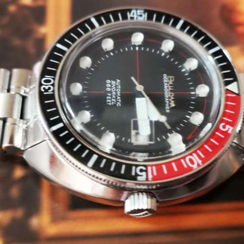 淨錶 95% 原裝鋼帶 42mm Bulova 寶路華潛水666呎 完美復刻之作 新淨少用完美者勿近...