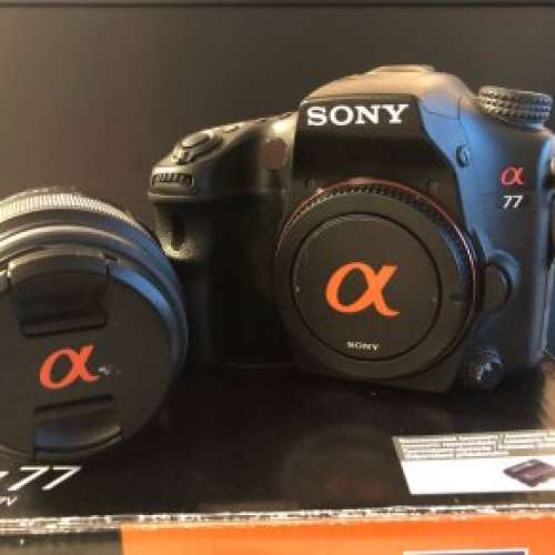 sony A77 body and sony 18-250MM key len 90% 新