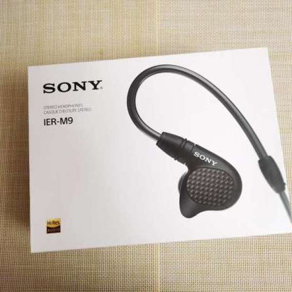 SONY IER-M9入耳式監聽耳機 連 升級線