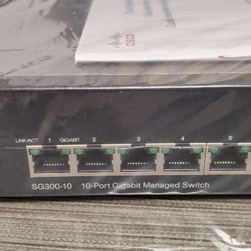 出售100%全新原裝 Cisco SG300-10 10-Port Gigabit Managed Switch