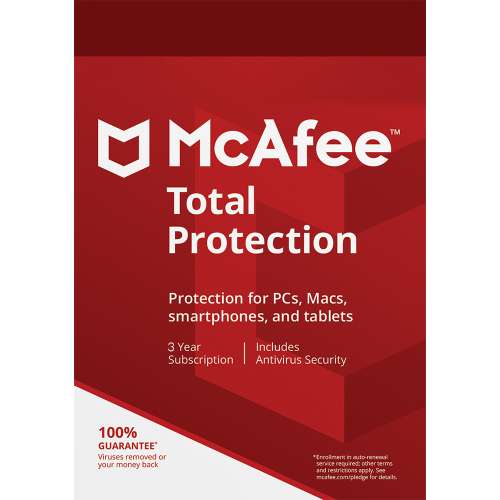 正版防毒軟件 McAfee LiveSafe - 3 Year - Service 3年